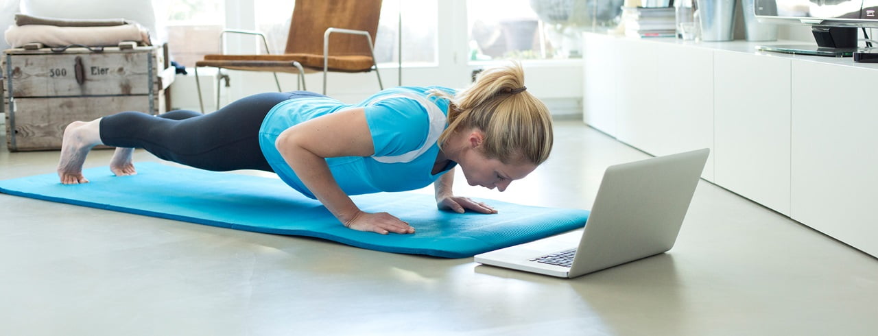 Online workouts are trending