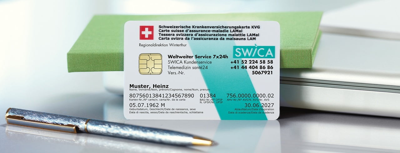 SWICA Versicherungskarte bestellen