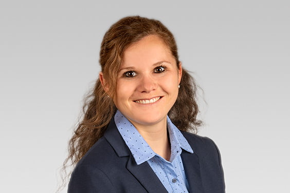 Portrait photo of Corina Jäger, Team Head of Customer Advice Heerbrugg