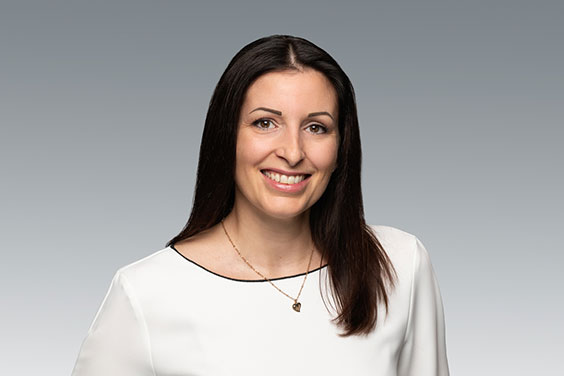 Portrait photo of Isabelle Gregorio, Team Head of Client Services & Sales Uster