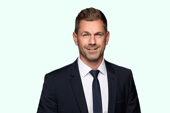 Porträtfoto von David Wiedmer, Leiter Generalagentur Zürich